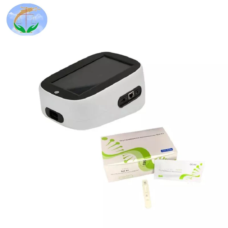 Poct Dry Fluorescence Immunoassay Analyzer Portable Medical Diagnostic Equipment