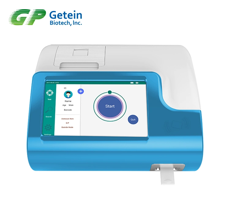 Poct Hba1c/ Ctni/Hba1c/Crp/Tsh/25 -Oh-Vd Test Getein 1100 Immunofluorescence Poct Analyzer