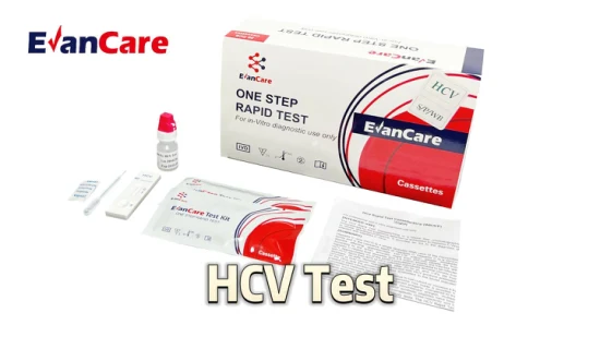 Kit de teste rápido de uma etapa Teste de doenças infecciosas para saúde médica HCV/Hbsag/HIV