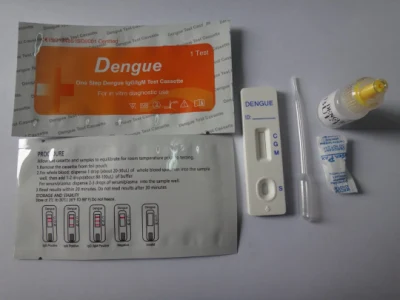 Cassete de teste rápido para doença infecciosa humana Antígeno Ns1 da dengue e kit de teste de anticorpos Igm/Igg