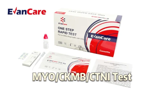 Dispositivo de Teste Rápido Ck-MB / Cassete para Teste Ckmb / Kit de Teste de Grupo Sanguíneo