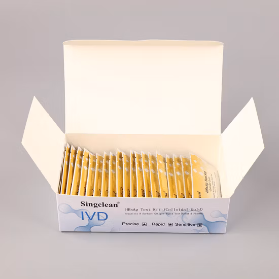 Medical Poct Teste em uma etapa para ouro coloidal Hba1c para hospitais