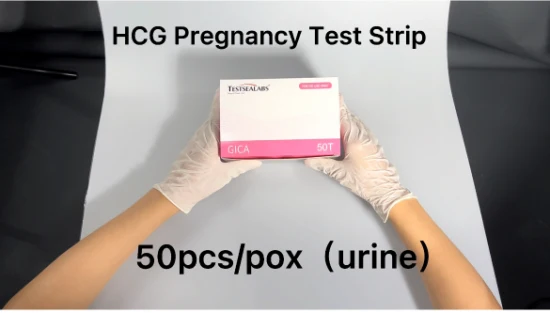 Cassete de teste rápido de suprimentos médicos descartáveis ​​de fertilidade e doenças infecciosas HCG